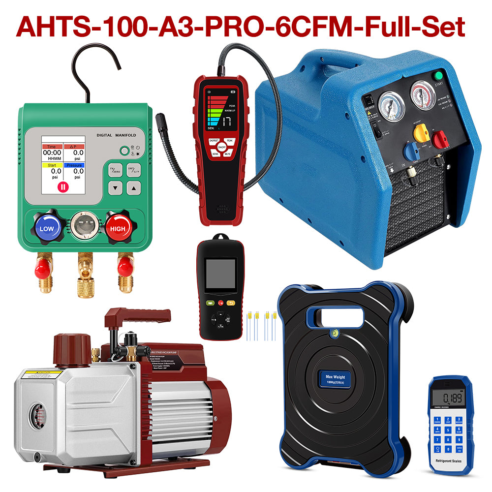 air conditioning complete kit ahts-100 a3 pro 6cfm full set