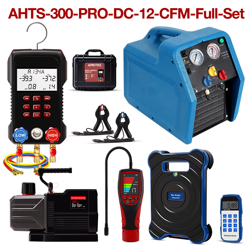 air conditioning complete kit ahts-300 pro dc 12 cfm full set
