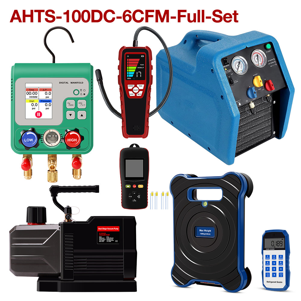 air conditioning installation tools ahts-100dc 6cfm full set