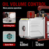 Portable APRVTIO ASVB R32 vacuum pump with durable housing for field HVAC service