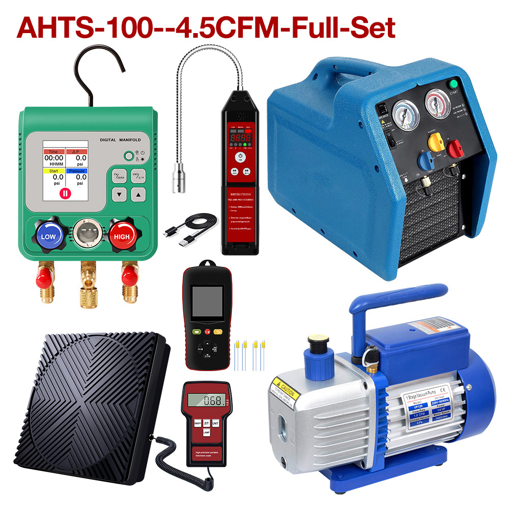 complete air conditioner installation kit ahts-100 4.5cfm full set