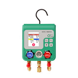 Digital Manifold Gauge Set, HVAC Pressure and Air Tightness Test Gauges, Refrigerant AC Gauges with 3 Hoses, for R22/R410A/R134A Refrigerant Recharge Kit