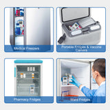 Temperature data logger displaying minimum maximum and average values
