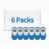 ThermElc TE-03 ETH 6PCS Digital Temperature And Humidity Data Logger With External Probes, MKT Calculation, 32,000 Points, Auto PDF/CSV USB Reusable Recorder