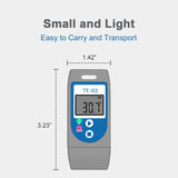 USB temperature data logger with plug and play design