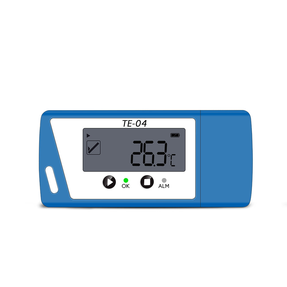 TE-04 PDF&CSV Temperature Logger, Plug and Play, Audible alarm, Large Display Pre-order