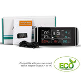 DM-69 Air Quality Monitor 8 In 1 for CO2, PM2.5, PM10, TVOC, HCHO, AQI, Temp and Humidity