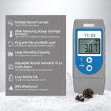 Digital temperature data logger for accurate temperature recording